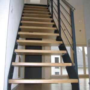 Treppe in Dachgeschoss-Wohnung