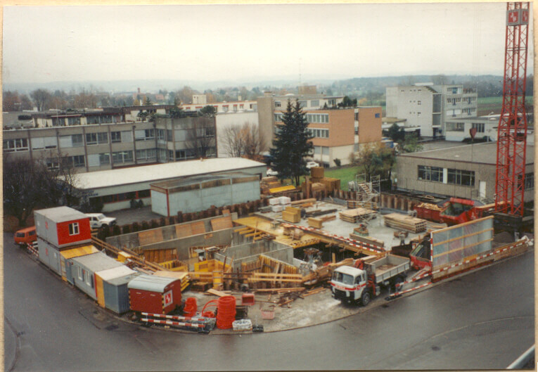 Mauern Untergeschoss 1994