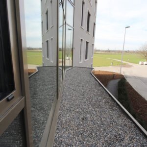 Vordachkonstruktion bei MFH