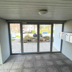 Windfang bei Hauseingang