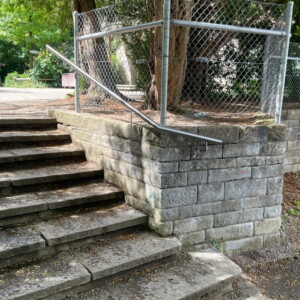 Neuer Handlauf aus CNS-Rundrohr